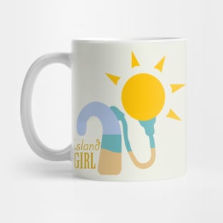 Cochlear Implant - Island Girl Design Mug